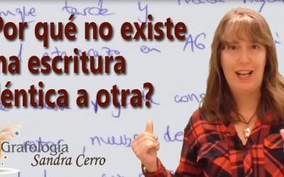 ¿Por qué no existe una escritura idéntica a otra?