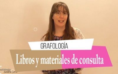 Libros de Grafología y material de consulta