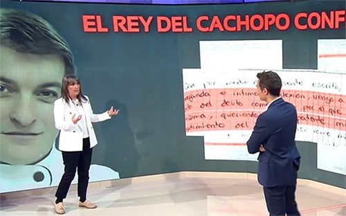 Grafología del "Rey del cachopo"
