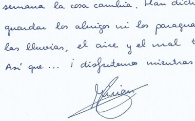 Una firma, por sí sola, no refleja nuestra personalidad