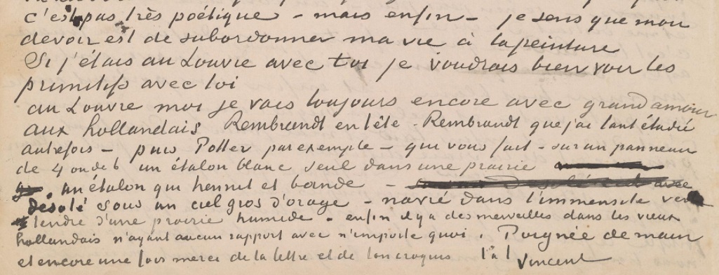Van Gogh grafología e hipergrafía