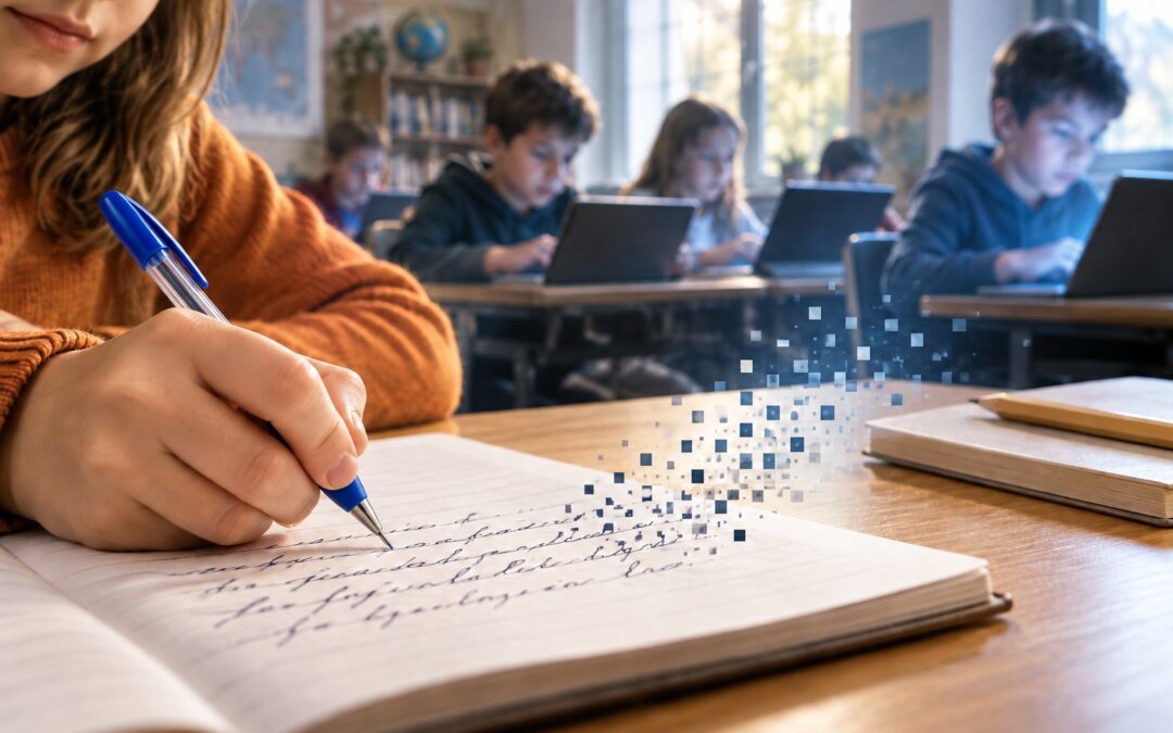 Qué pasará si dejamos de escribir a mano